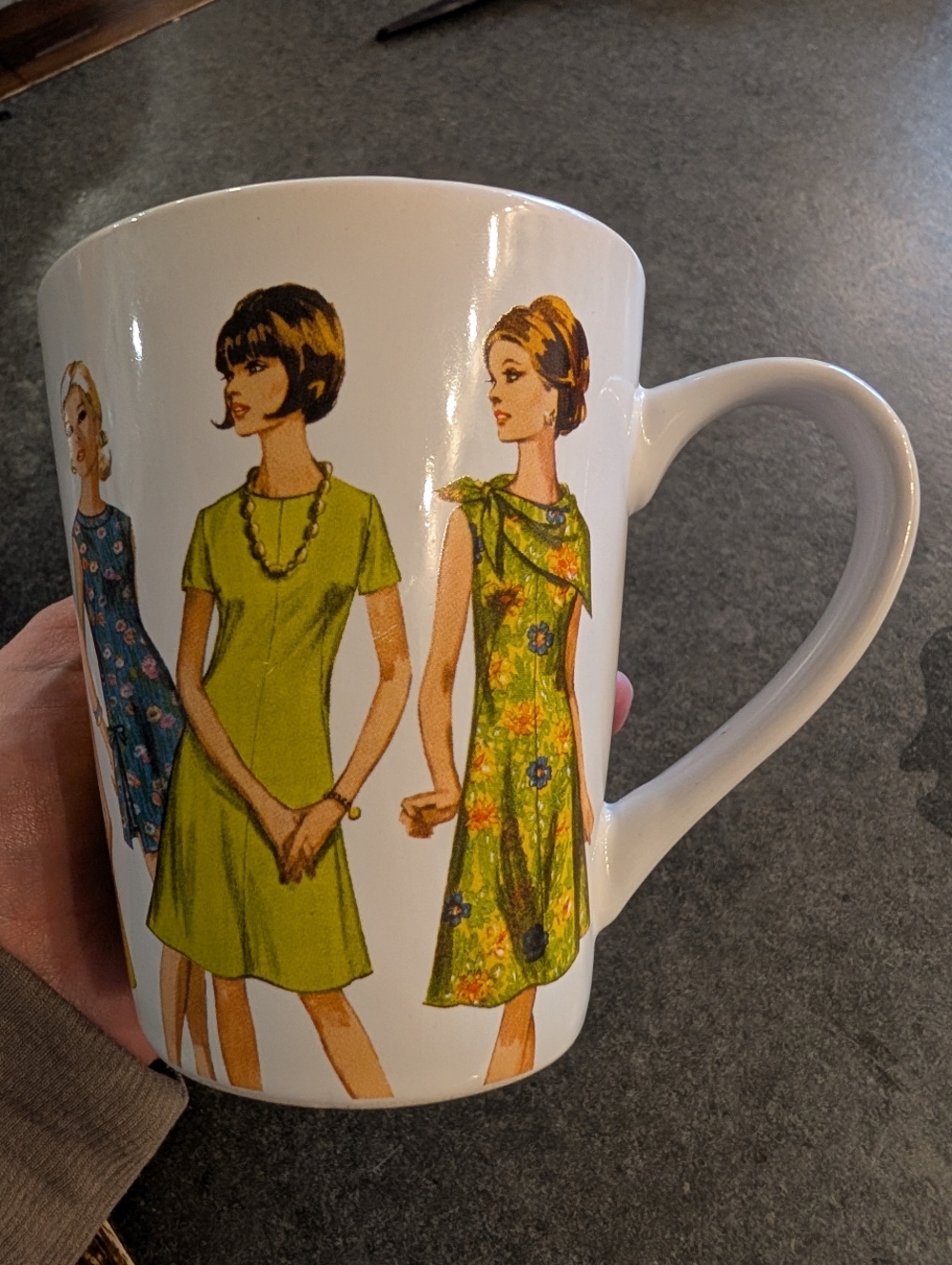 Vintage 1960s Simplicity Sewing Pattern Fashion Mug